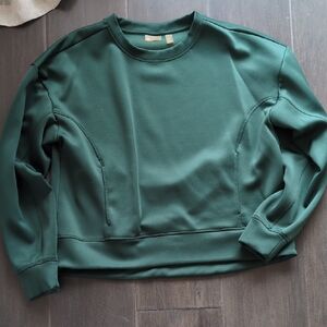 Zella Green Crewneck Sweatshirt